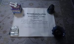 Westfield State Normal School DIPLOMA , JUNE 1927