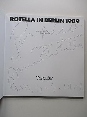 Rotella in Berlin 1989