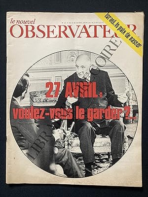 LE NOUVEL OBSERVATEUR-N°231-DU 14 AU 20 AVRIL 1969