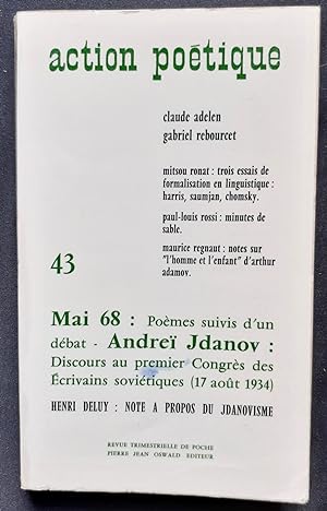 Action poétique n°43, 2ème trimestre 1970 -