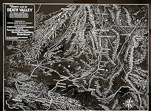 Vicinity Map of Death Valley The Bottom of the Western Desert Basin Showing Railroads and Highway...