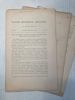 BANGOR HISTORICAL MAGAZINE. A MONTHLY. Volume II. Number XI. May, 1887
