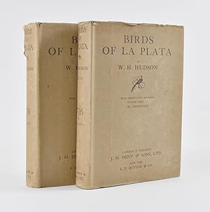 Birds of La Plata. With Twenty-Two Coloured Illustrations by H. Gronvold. [Wrapper spine title in...