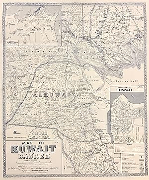 Map of Kuwait & Basreh