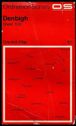 Ordnance Survey Map: DENBIGH one Inch Map, Sheet No.108 1970