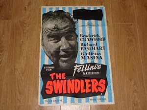 Film Poster: Fellini's Masterpiece The Swindlers Starring Broderick Crawford, Richard Basehart, G...