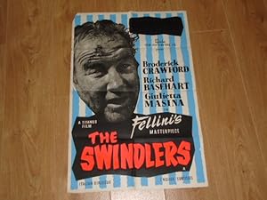 Film Poster: Fellini's Masterpiece The Swindlers Starring Broderick Crawford, Richard Basehart, G...