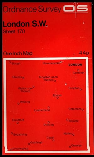 Ordnance Survey Map: LONDON S.W.: One Inch Map, Sheet No.170 1970