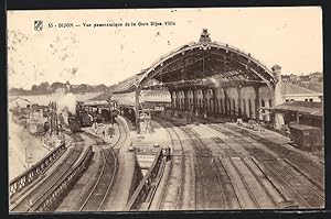Ansichtskarte Dijon, Vue panoramique de la Gare Dijon-Ville, Bahnhof