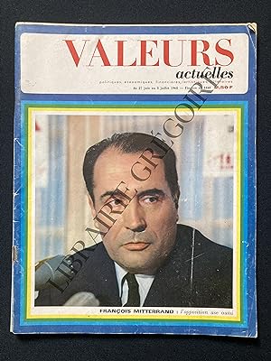 VALEURS ACTUELLES-N°1648-DU 27 JUIN AU 3 JUILLET 1968-FRANCOIS MITTERRAND