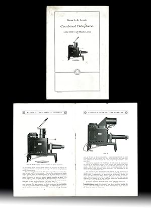 [Ad Ephemera] Bausch & Lomb Combined Balopticon Lantern Slide Projector Brochure