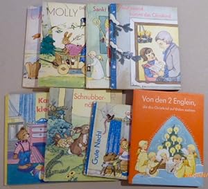 KOVOLUT: 8 Bilderbücher: 1. Mümmelchen (c 1960)/ 2. Molly das Hasenkind (1964)/ 3. Sankt Nikolaus...