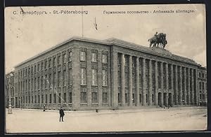 Ansichtskarte St. Petersbourg, Ambassade Allemagne
