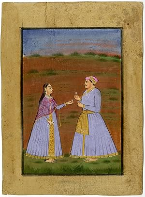 Emperor Jahangir with Empress Nur Jahan
