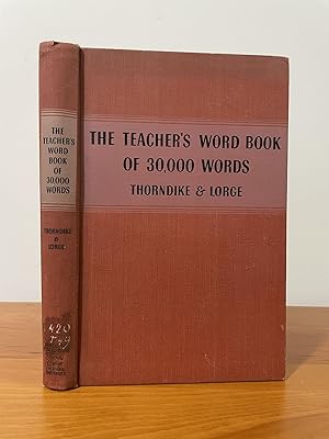 The Teacher's Word Book of 30,000 Words