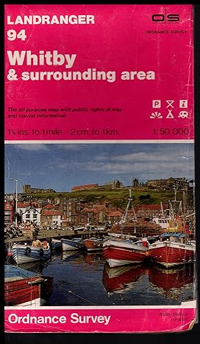 Ordnance Survey Map: WHITBY & SURROUNDING AREA 1983. The Landranger Series of Great Britain: Shee...