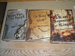 THE FIRST LAW TRILOGY: SIGNED, LINED & DATED 1ST UK PRINT 3 BOOK SET