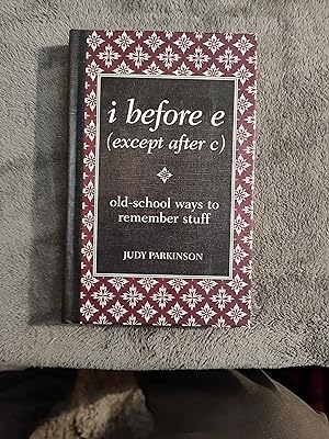 i before e (except after c): old-school ways to remember stuff (Blackboard Books)
