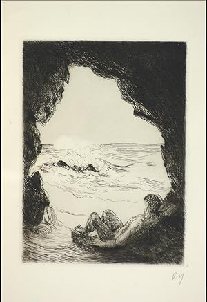 Le cimetiere marin. Orne de sept eaux-fortes originales de l'auteur (Paul Valéry)