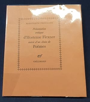 Présentation critique d'Hortense Flexner suivie d'un choix de poèmes - Edition originale sur gran...