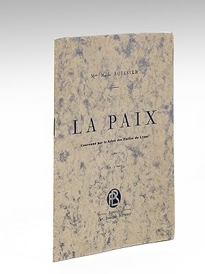 La Paix [ Edition originale ]