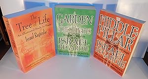 Lot of 3 books ; THE TREE OF LIFE an illustrated study in Magic, A GARDEN OF POMEGRANATES Skrying...