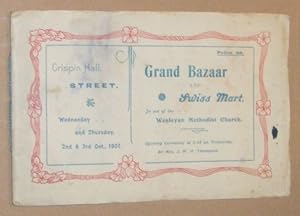 Grand Bazaar and Swiss Mart, Crispin Hall, Street, Wednesday and Thursday, 2nd & 3rd Oct, 1907