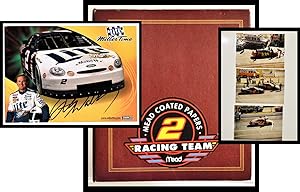 NASCAR Racing Album 8 by 10 Signed Photos plus Race Photos from the Late 90s