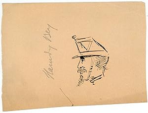 Eigenh. Federskizze des Archäologen und Museumsgründers Osman Hamdi Bey.