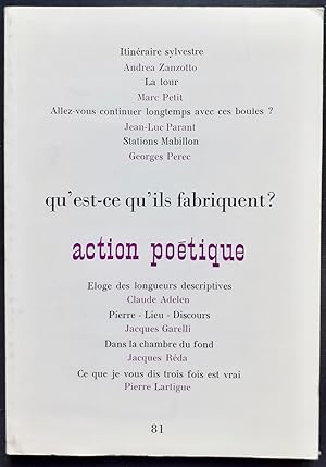 Action poétique n°81, mai 1980 -