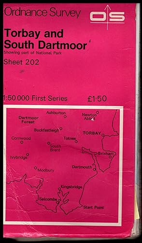 Ordnance Survey Map:TORBAY AND SOUTH DARTMOOR 1974 The First Series of Great Britain: Sheet No.20...