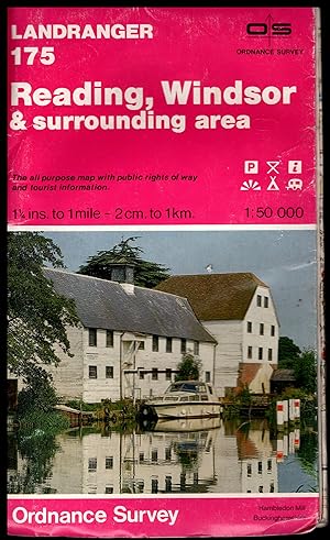 Ordnance Survey Map: READING AND WINDSOR AND SURROUNDING AREA 1984 The Landranger Series of Great...