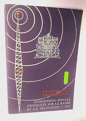 Analyse des émissions de radio et de télévision au canada: annexe Xiv, Commission royale d'enquèe...