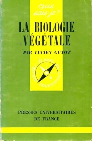 La biologie v g tale - A.-L. Guyot