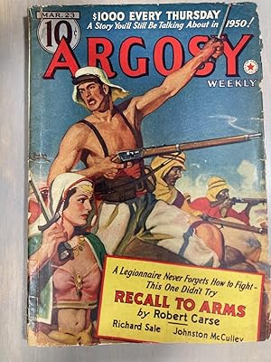 Argosy Weekly for March 23rd, 1940 // The Photos in this listing are of the magazine that is offe...