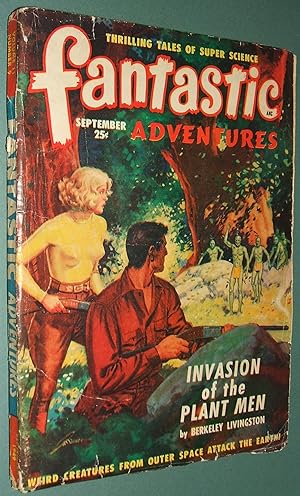 Fantastic Adventures for September 1949 // The Photos in this listing are of the magazine that is...