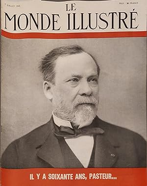 Le Monde illustré N° 4315. En couverture : Il y a soixante ans, Pasteur. La haute couture françai...