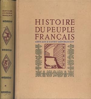 Histoire du peuple français. 5 volumes. (Des origines à 1963). Par Régine Pernoud - Edmond Pognon...