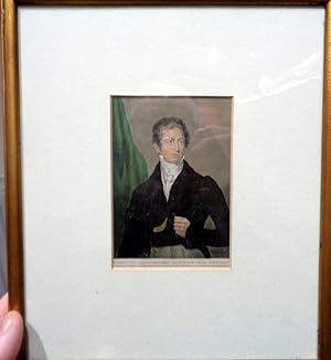 Sir Robert Peel. Oil based ink Baxter print, April 20th 1853