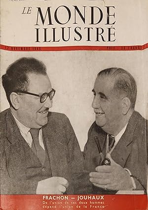 Le Monde illustré N° 4334. En couverture : Frachon et Jouhaux. Indochine 1940-1945. - Villages de...