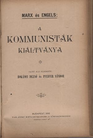 A Kommunisták Kiáltványa (The communist manifesto)
