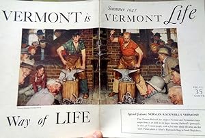 Vermont Life. Summer 1947. Norman Rockwell article.