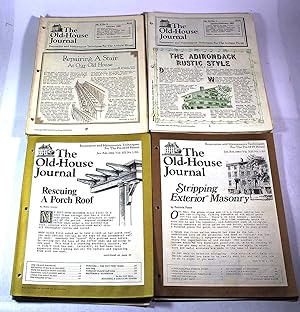 Old-House Journal: Restoration and Maintenance Techniques for the Antique House (33 Back Issues)
