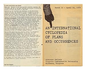 An International Cyclopedia of Plans and Occurrences (15 March-10 April 1973)