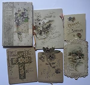 Lot of 6 Pretty Victorian Lithographic Booklets