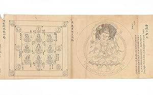 Handscroll on paper, entitled on a new title-slip affixed to the outside, "RyÅkai mandara gahÅ ...