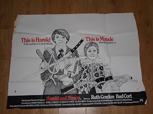 Original Vintage Quad Movie Poster Harold & Maude