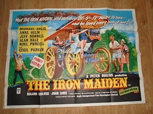 Original Quad Movie Poster The Iron Maiden