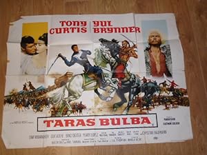 Taras Bulba 1962 Original Vintage Film Poster Starring Tony Curtis & Yui Brynner