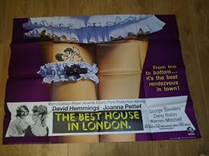 Best House in London (1969) Original Vintage Poster Starring David Hemmings & Joanna Pettet